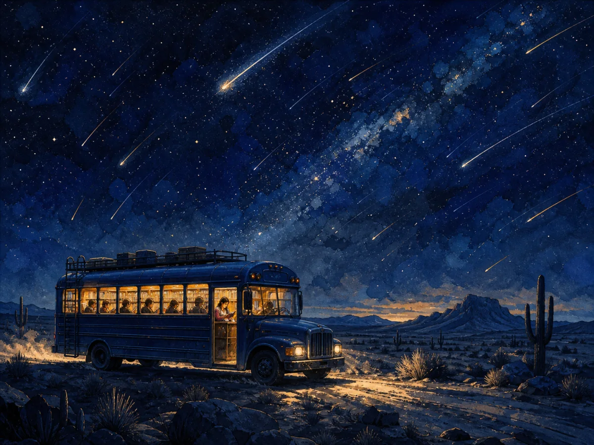 Explore a narrative illustration — Define the scene, visual medium, color system, and emotional beat for artwork that supports an article, pitch, or story.