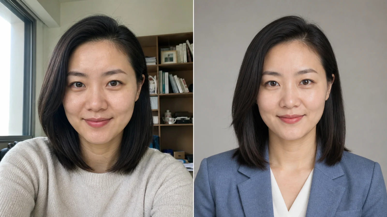 LinkedIn头像 — 把日常自拍变成更专业的商务头像，适合简历、个人主页和团队介绍。