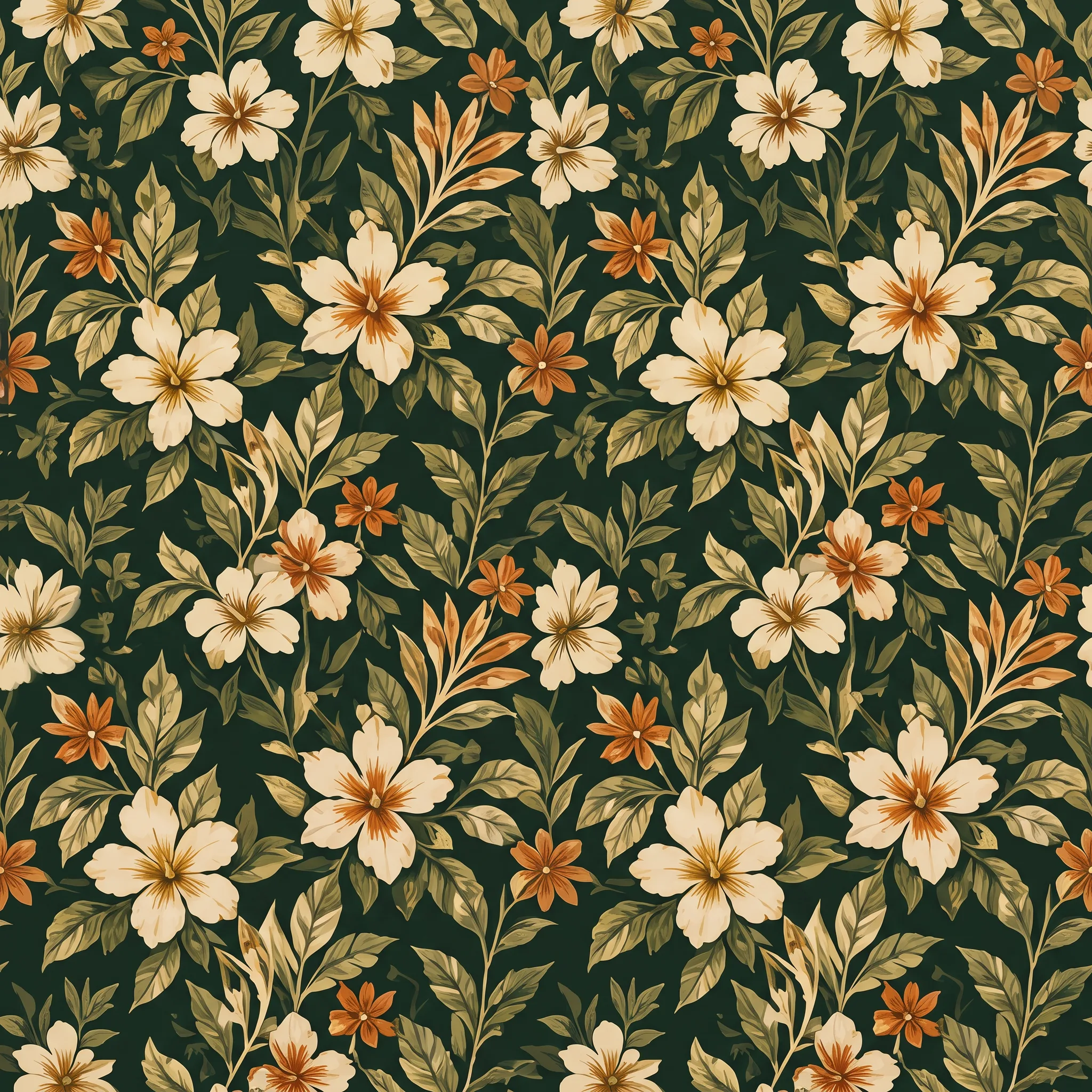 Verified seamless-tile test — A folded floral shirt was converted in the Toono dashboard into a flat square pattern tile for repeat inspection.