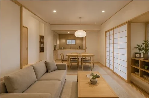 AI部屋レイアウト — 部屋の写真から、壁や窓をできるだけ保ちながら家具配置やインテリアを試します。