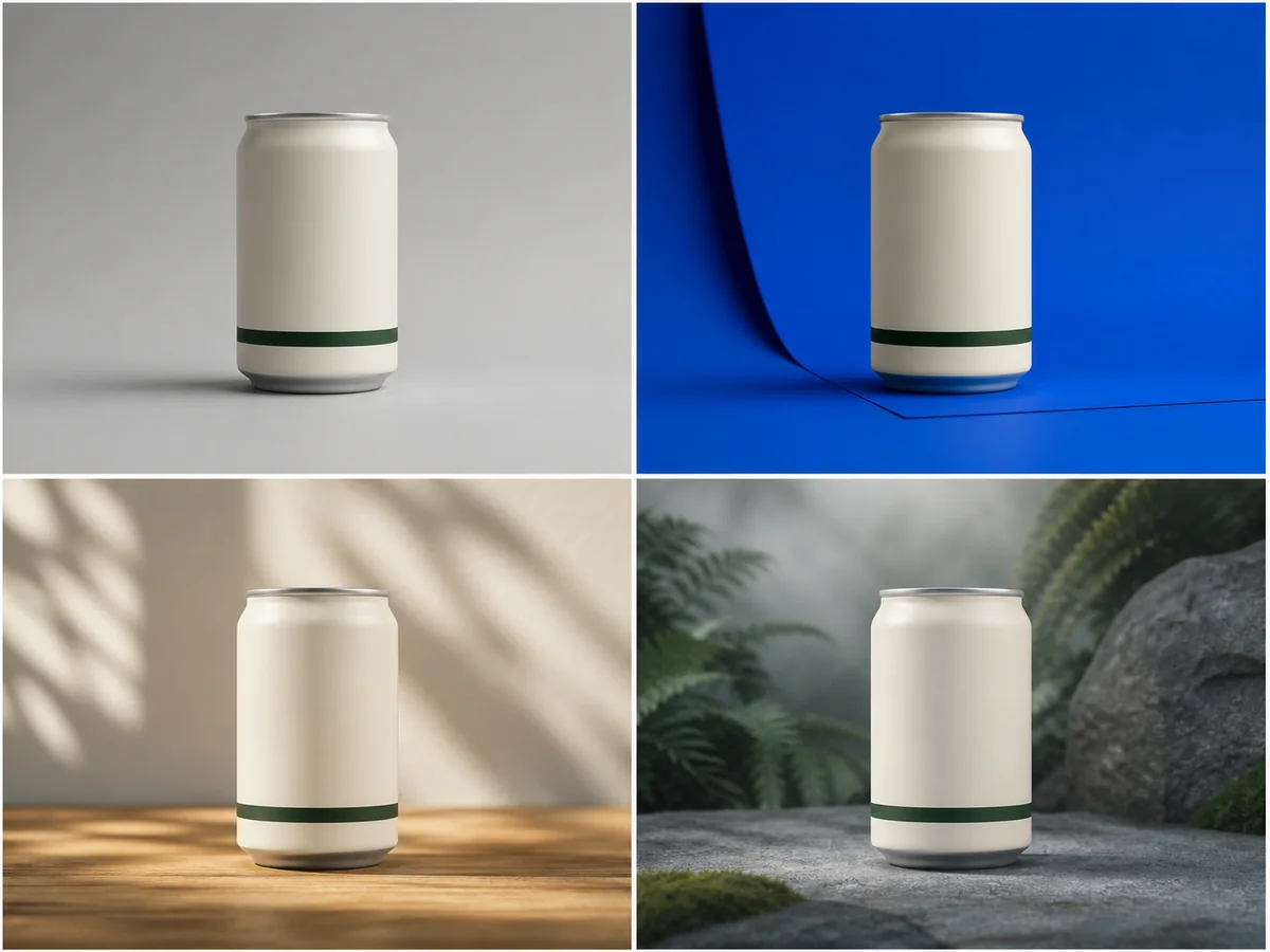 Controlled creative matrix — Compare background, crop, and lighting directions around the same hero item instead of making near-duplicate ads.